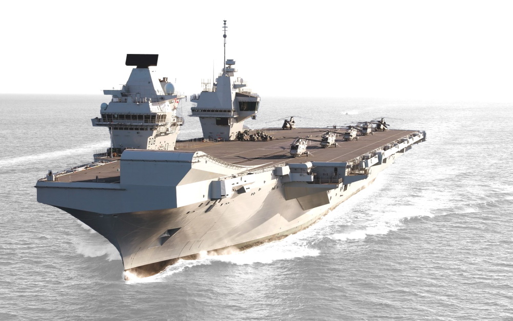 HMS Queen Elizabeth in Gibraltar - 2018