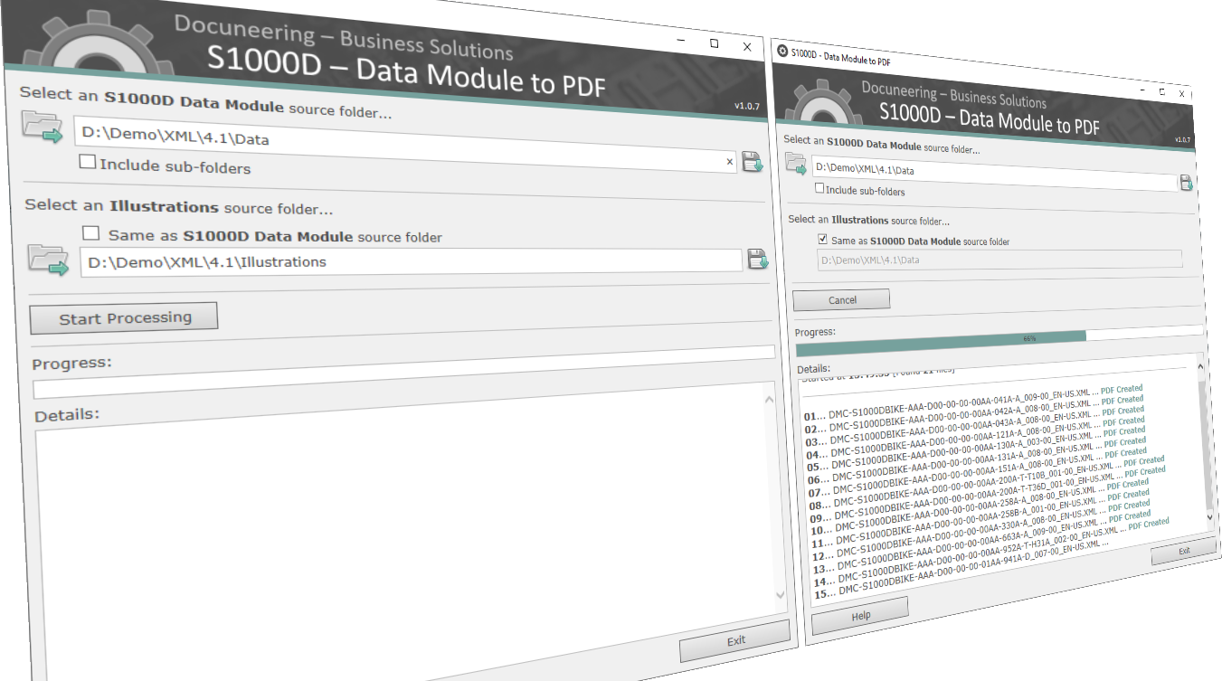 Docuneering S1000D - Data Module to PDF