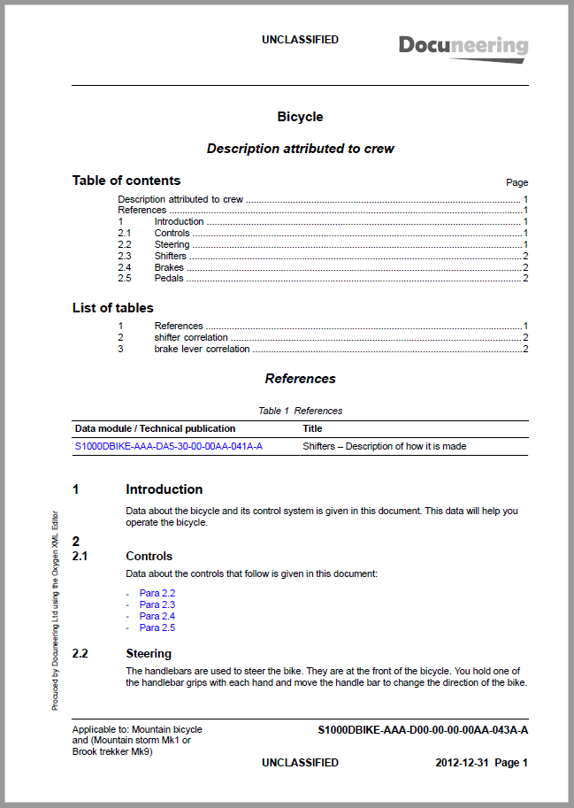 S1000D Data Module to PDF | Docuneering Ltd