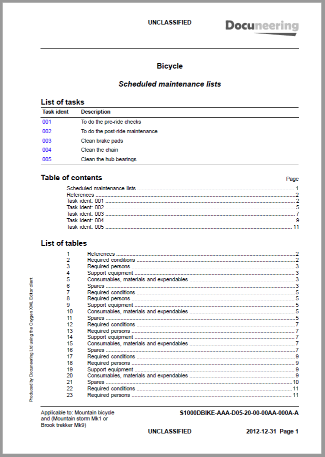 S1000D Data Module to PDF | Docuneering Ltd