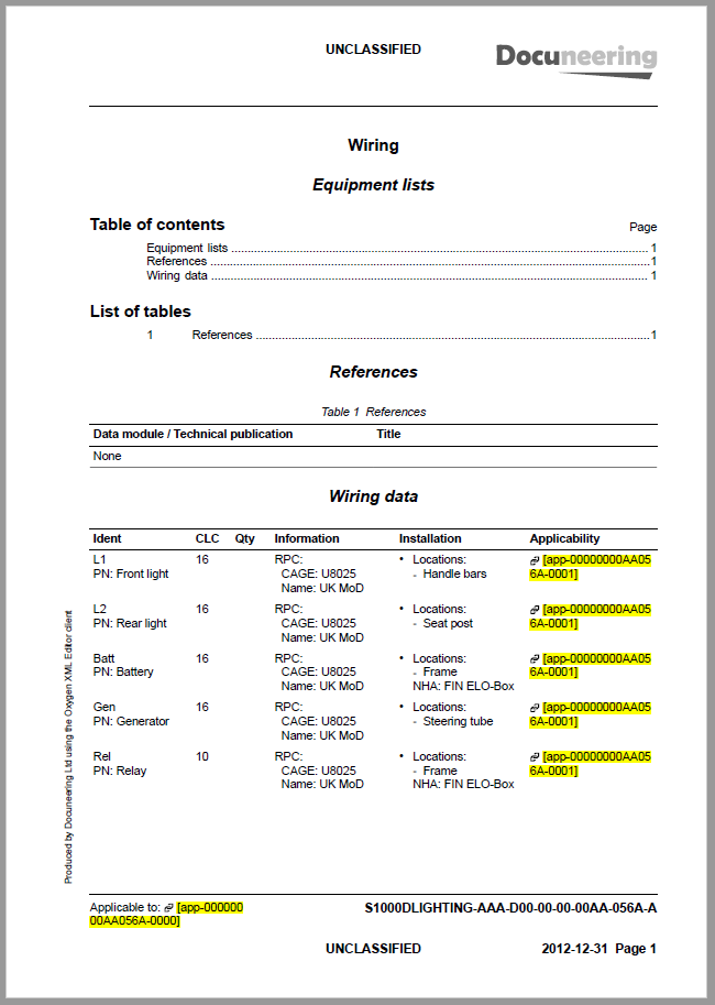 S1000D Data Module to PDF | Docuneering Ltd