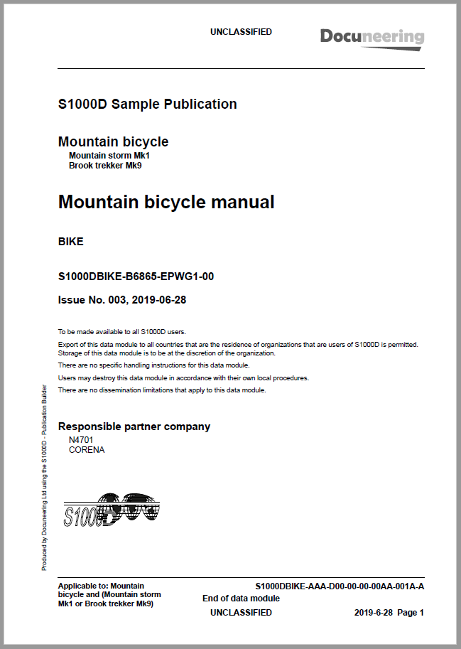 S1000d Example.pdf S1000D Publishing Solutions | Docuneering Ltd