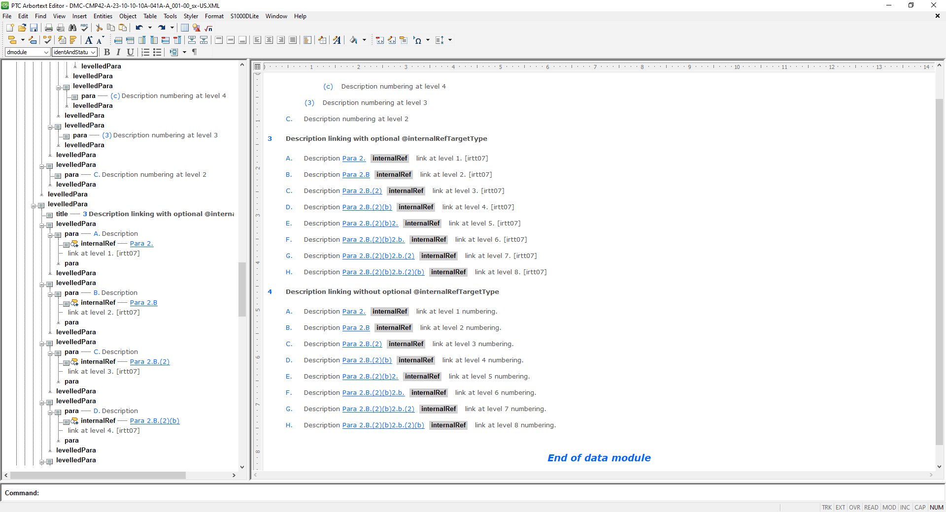 Docuneering Arbortext Editor ATA Spec 1000BR_4.2 authoring stylesheets - Description