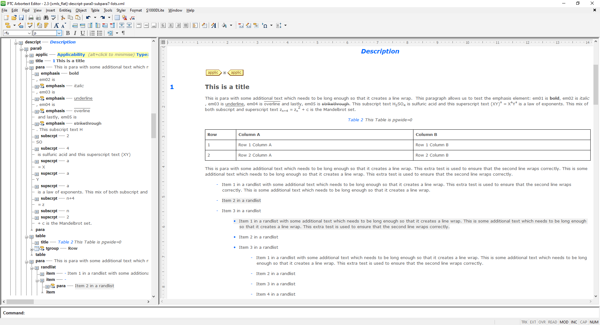 Docuneering Arbortext Editor S1000D authoring stylesheets - Description