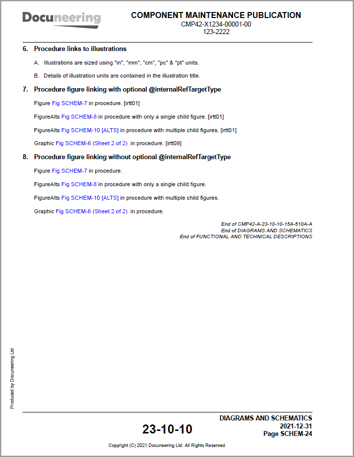 Docuneering - ATA CMP - Illustration linking in procedure