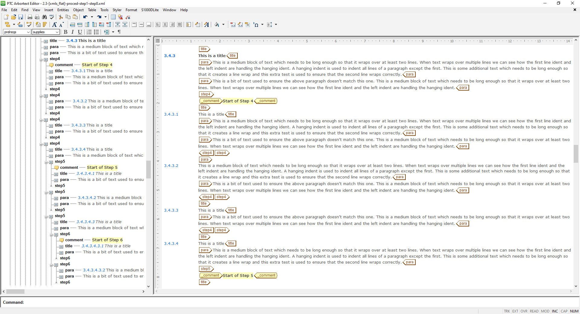 Arbor Text Examples S1000D Authoring with Arbortext Editor | Docuneering Ltd