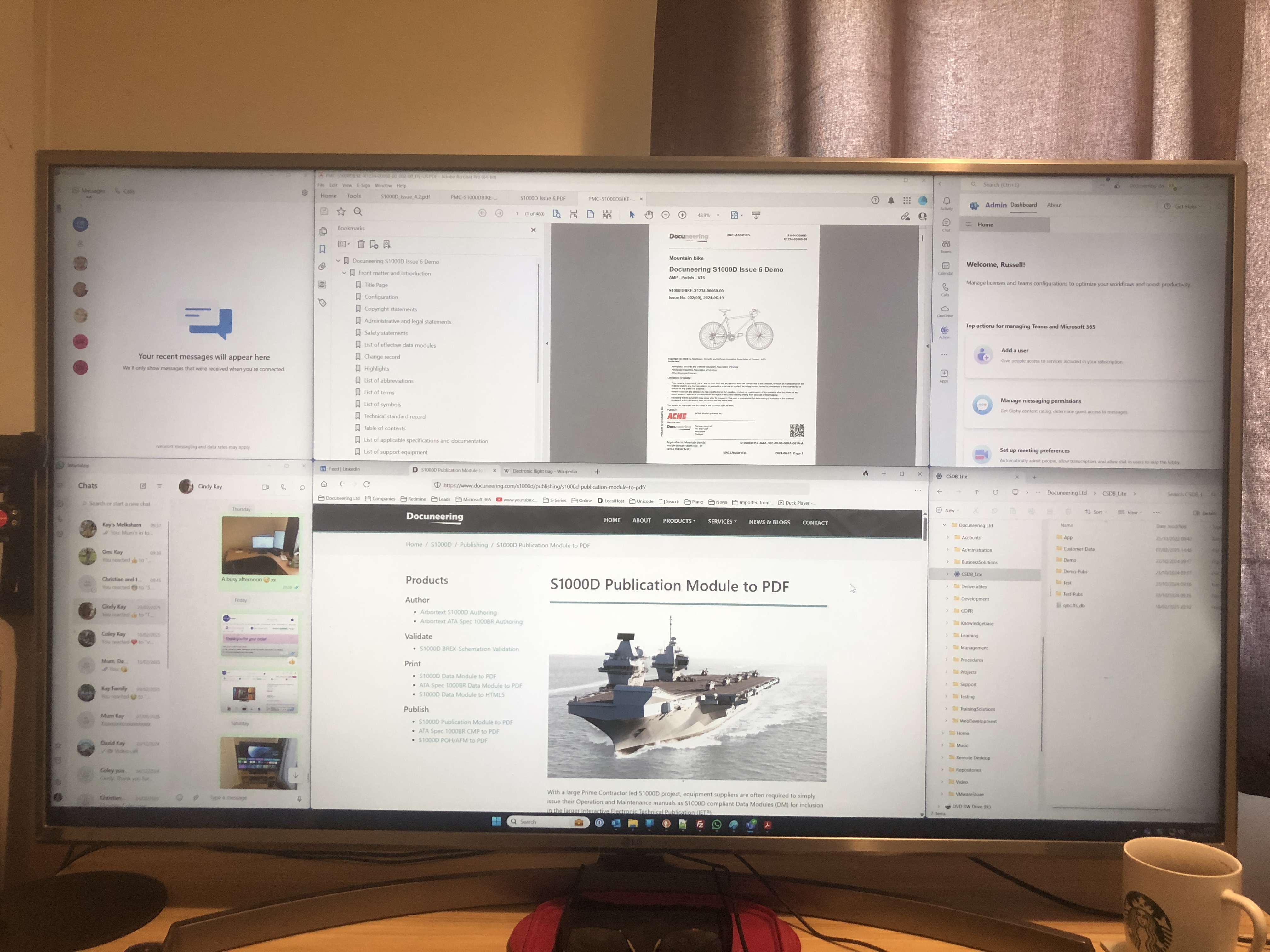 Large 50-inch Monitor