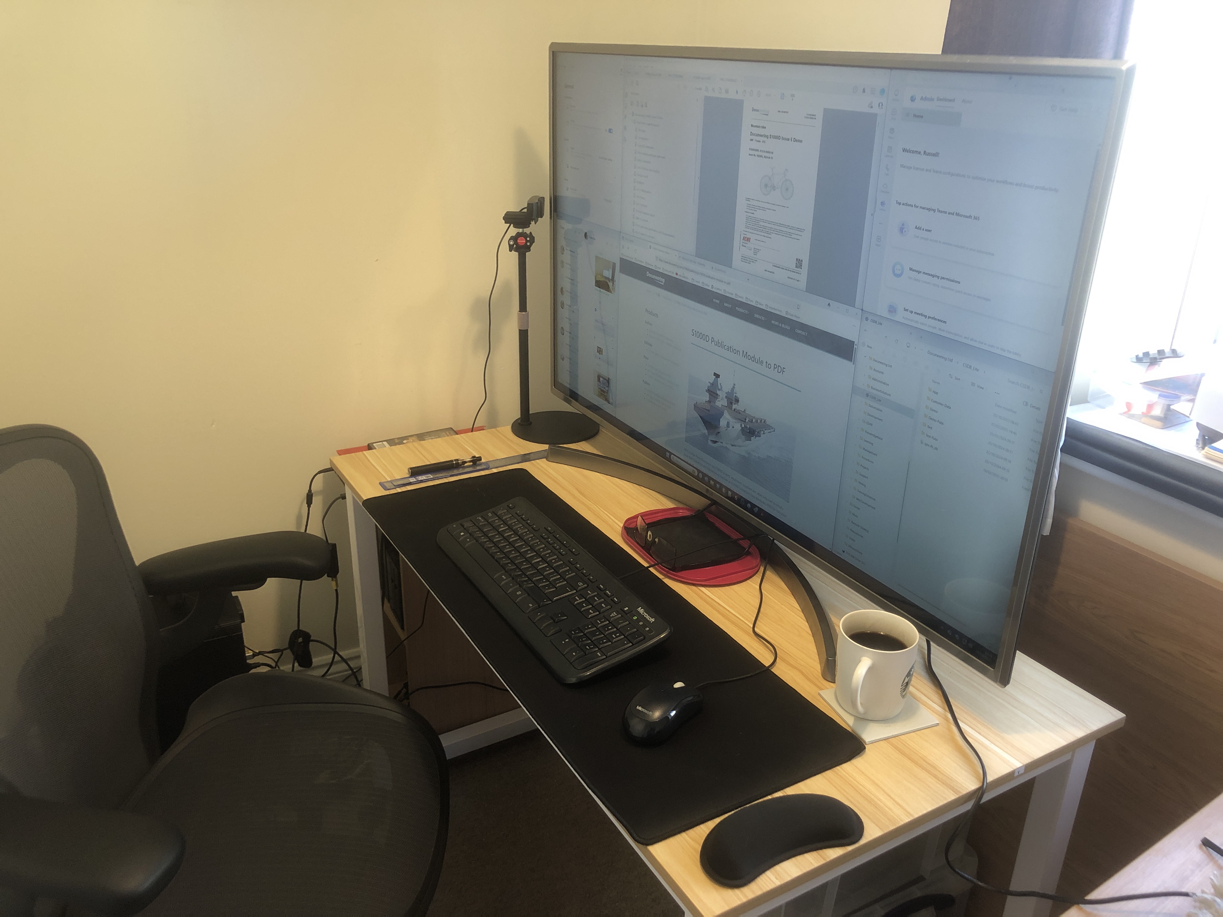 Large 50-inch Monitor