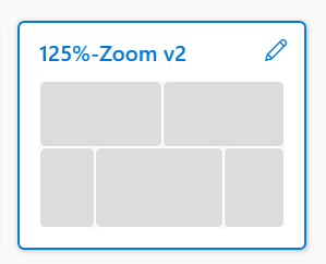 Docuneering - 50-inch monitor - FancyZones - Current setup