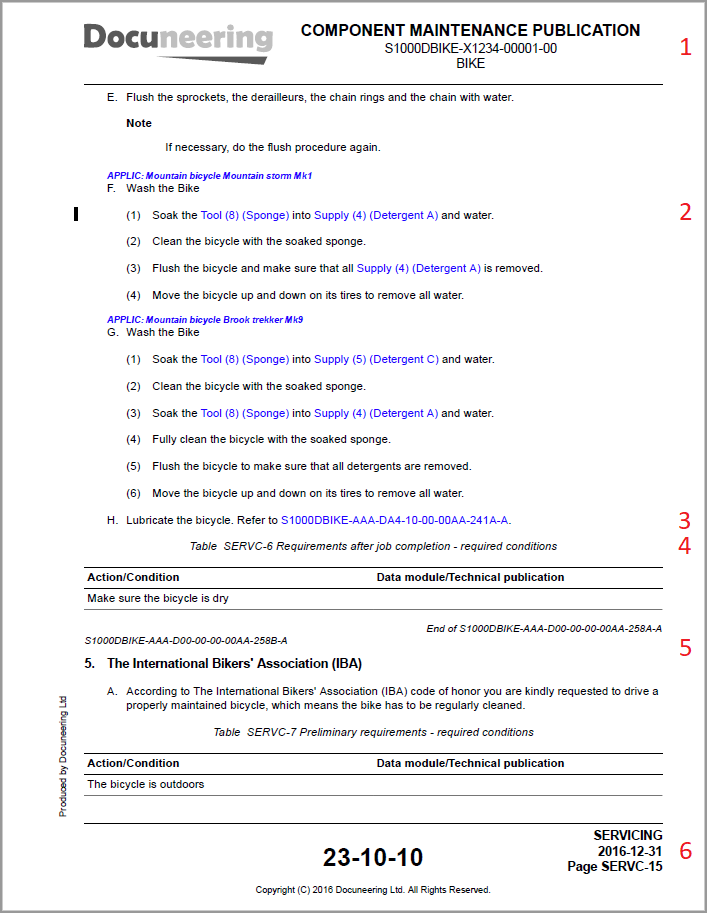 ATA Spec 1000BR Data Module - Published Output